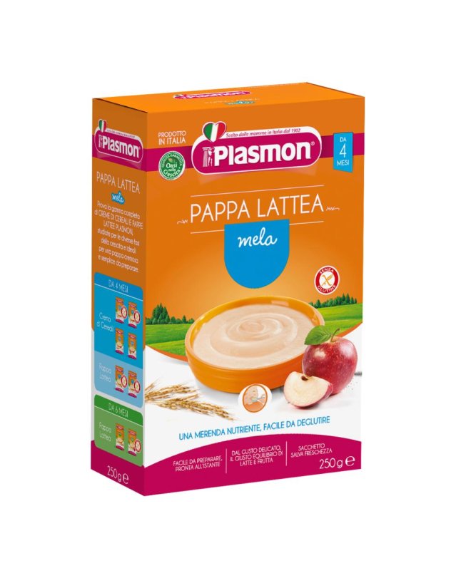 PLASMON PAPPA LATTEA MELA 250G