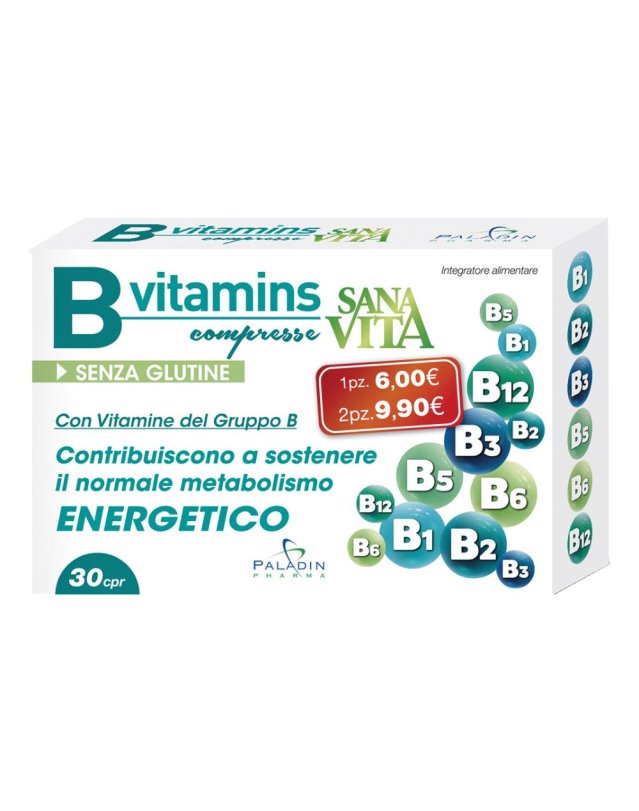 SANAVITA B-VITAMINS 30CPR