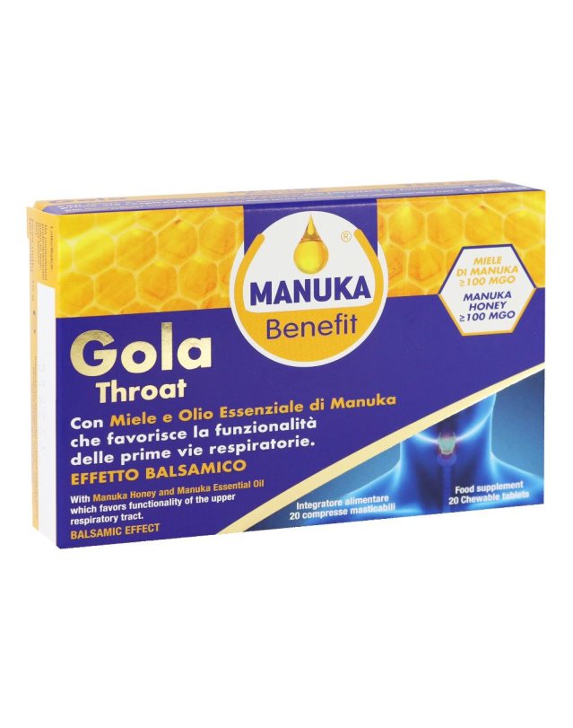 MANUKA BENEFIT GOLA THROAT 20C