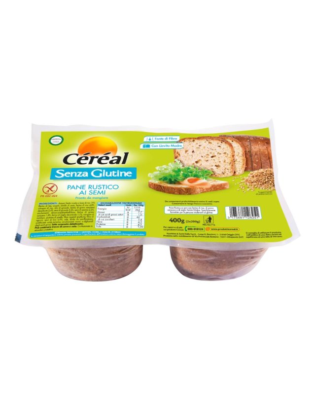 CEREAL Pane Rustico Semi 400g