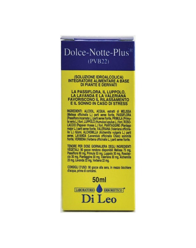 DOLCE NOTTE PLUS (PVB 22) DI LEO DOLCE NOTTE PLUS (PVB 22) DI LEO
