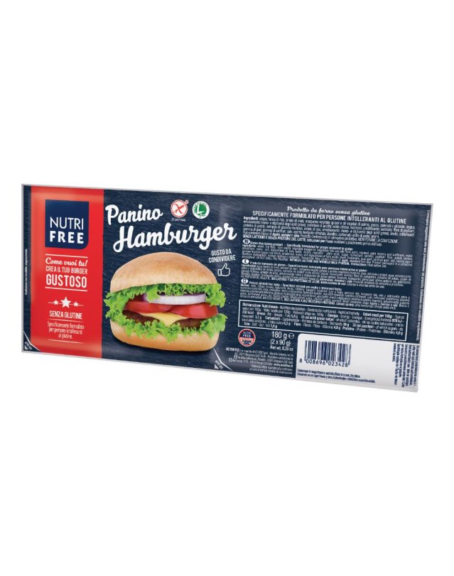 Panino Hamburger Senza Glutine 2x90g Nutrifree