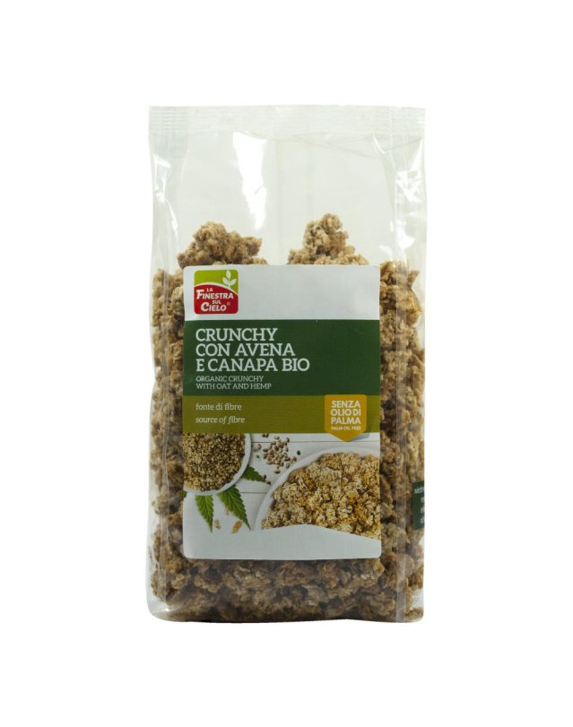 CRUNCHY AVENA CANAPA 375G BIO