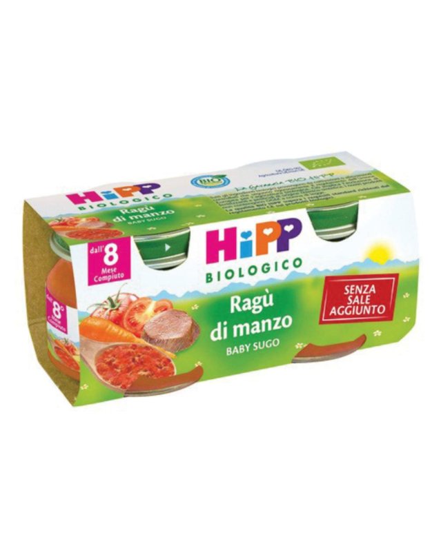 HIPP Bio Sugh.Ragu/Manzo 2x80g