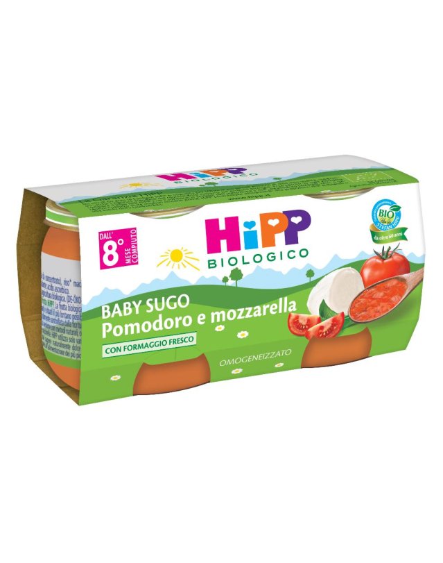 HIPP SUGO POMODORO MOZZAR 2X80