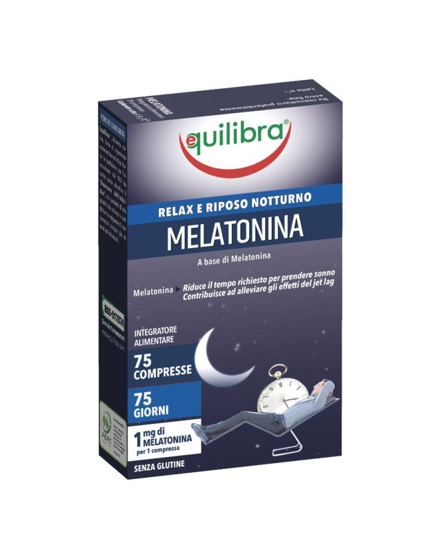 EQUILIBRA MELATONINA 75CPR 1MG