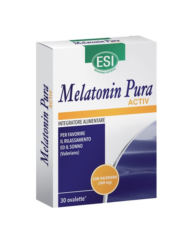 MELATONIN PURA ACTIV 30 OVAL ESI