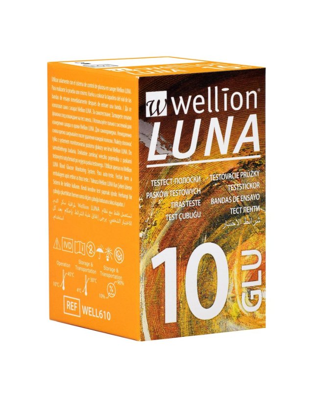 WELLION LUNA 10 STRIPS GLUCOSI WELLION LUNA 10 STRIPS GLUCOSI