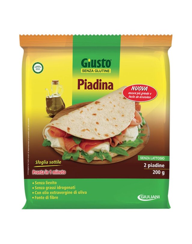 GIUSTO S/G Piadina 2x100g