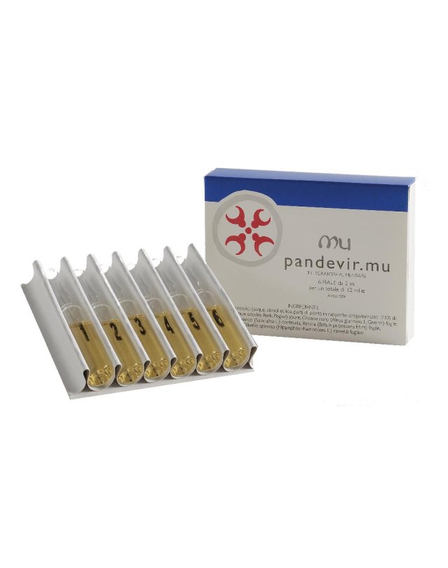 Pandevir Mu 6 flaconcini da 12 ml- integratore per le difese immunitarie