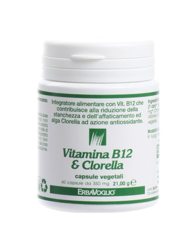 VITAMINA B12+CLORELLA 60CPS