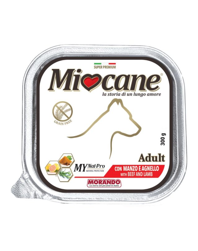 MIOCANE ADULT MANZ/AGNEL 300G