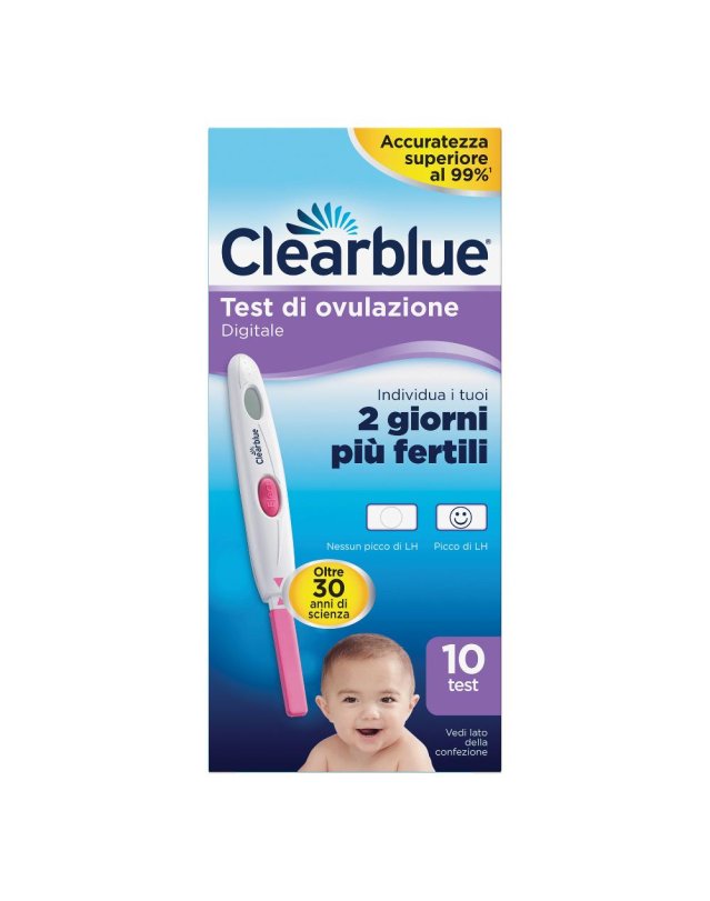 CLEARBLUE TEST OVULAT DIG 10STIK