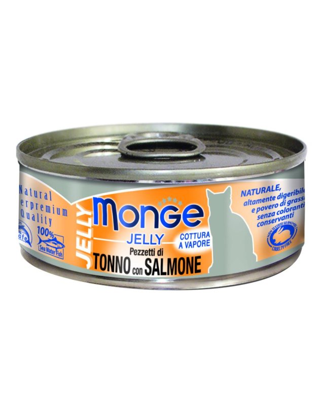 MONGE CAT TONNO/SALMONE 80 GR.