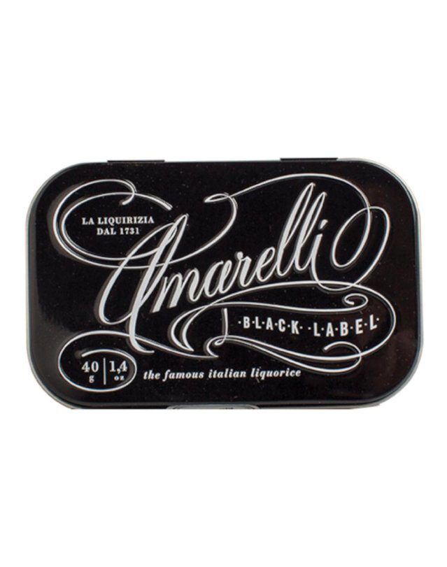 LIQUIRIZIA S/GL BLACK LABEL 40GR