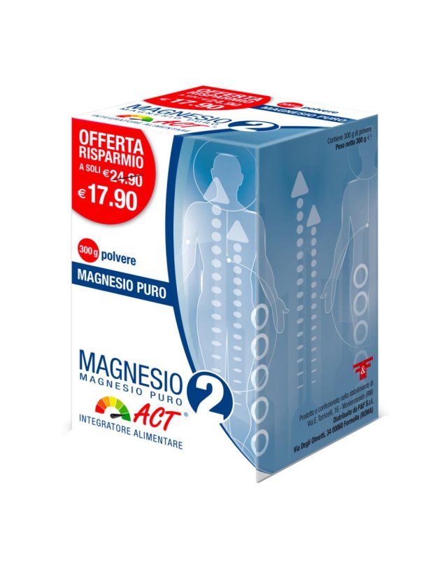 MAGNESIO 2 ACT MG PURO 300G