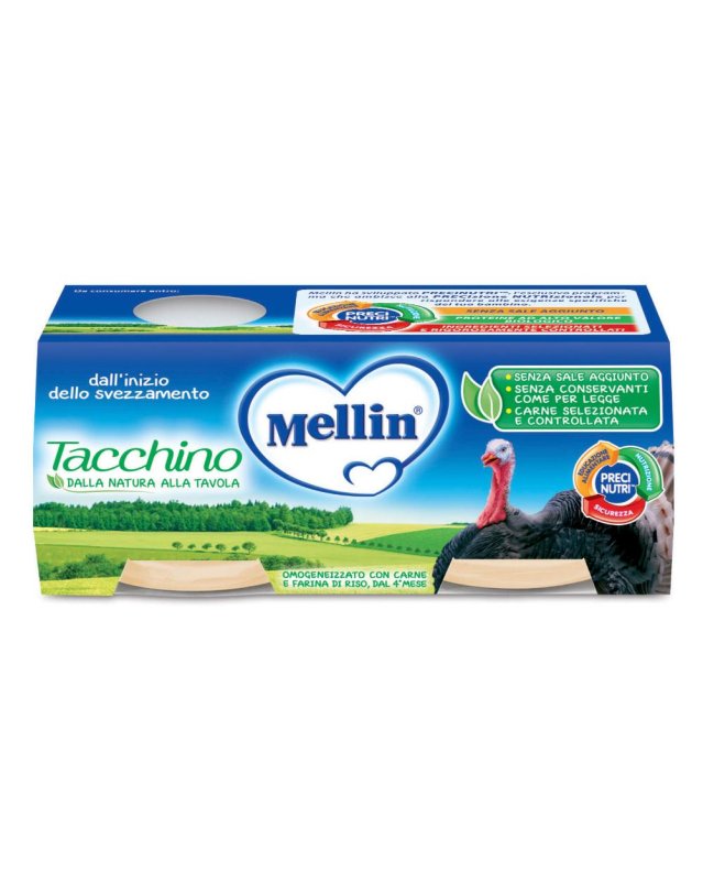 OMO MELLIN Tacchino 2x 80g