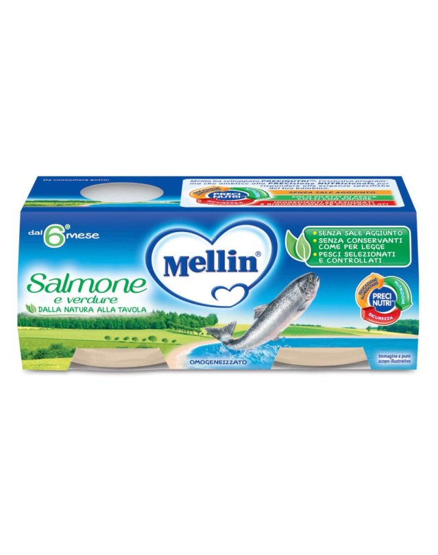 MELLIN-OMO.SALMONE 2X80G