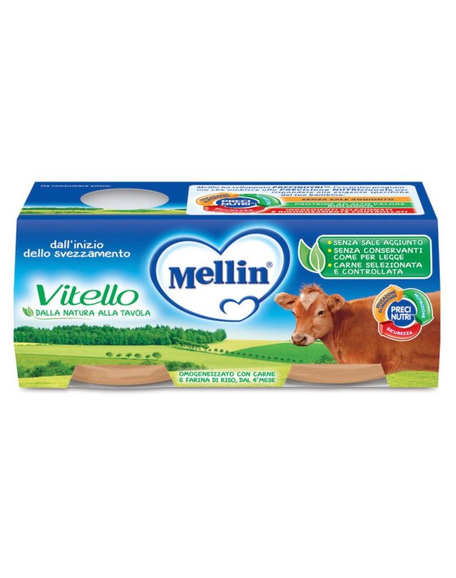 MELLIN-OMO.VITELLO 2X80G