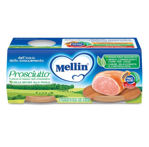 Omogeneizzato Carne Vitello e Prosciutto 2 x 80 g