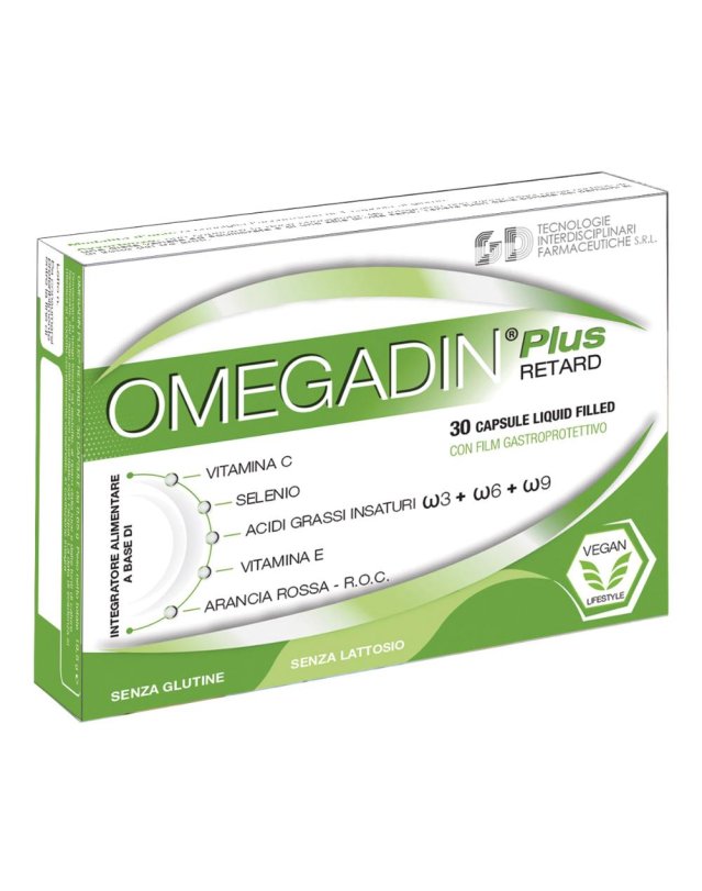 OMEGADIN PLUS RETARD 30 Capsule - Integratore contro l'invecchiamento sistemico e cutaneo