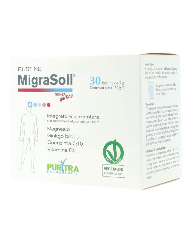 Purytra Farmaceutici MigraSoll 30 Bustine Purytra Farmaceutici MigraSoll 30 Bustine