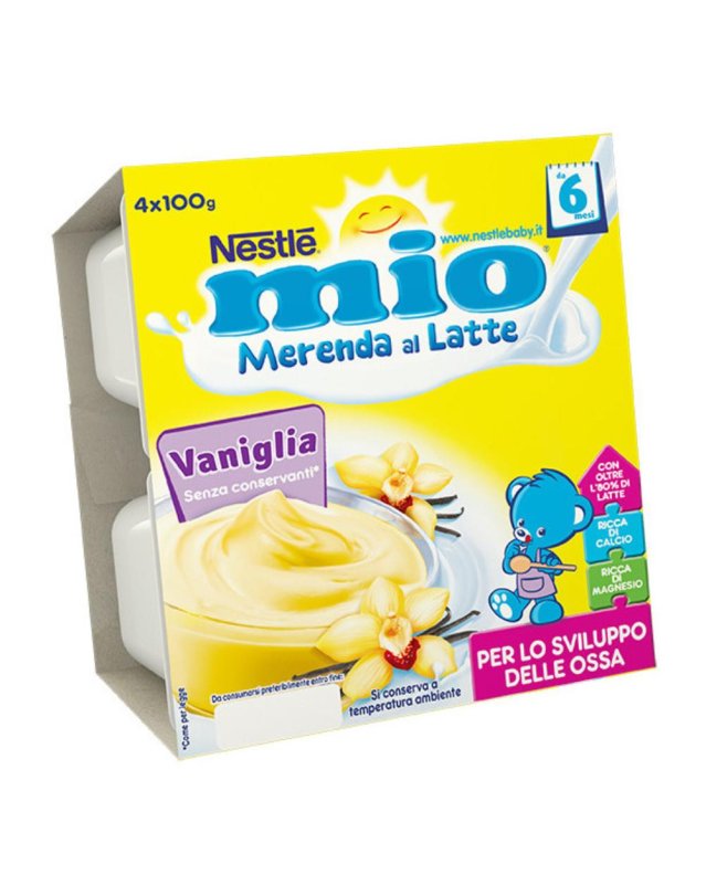 NESTLE MIO MERENDA LATTE FERMENTATO MANGO E BANANA 4X100g