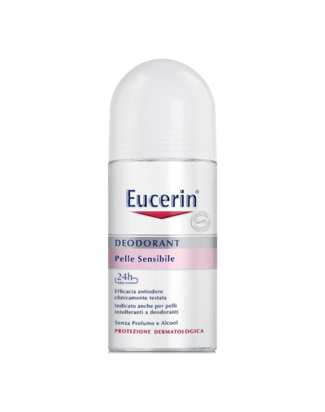 EUCERIN DEO ROLL ON P/SENS ROSSA