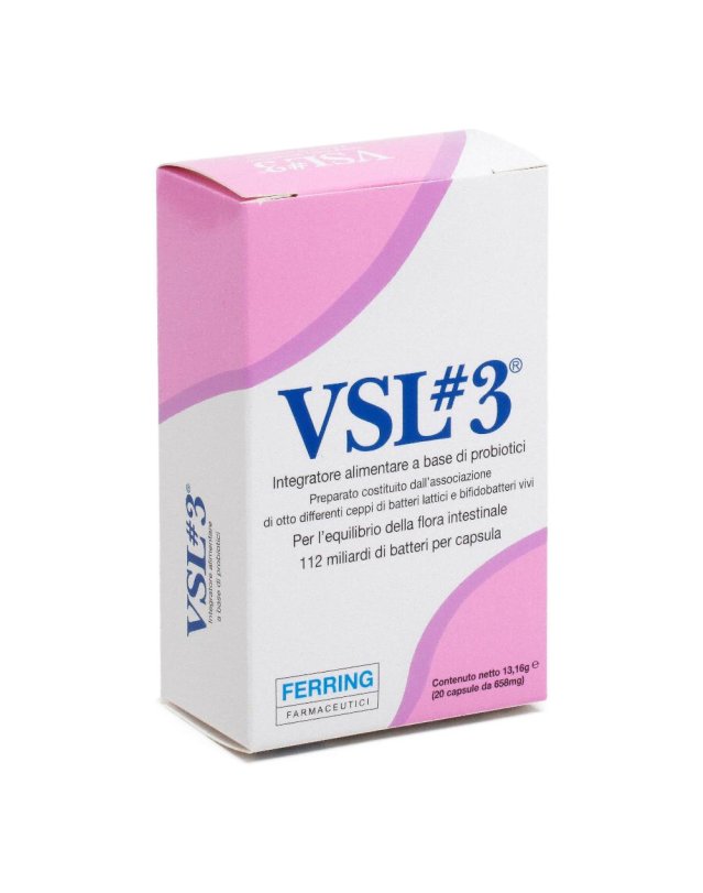 VSL3 Integratore Alimentare - Fermenti Lattici 20 Capsule