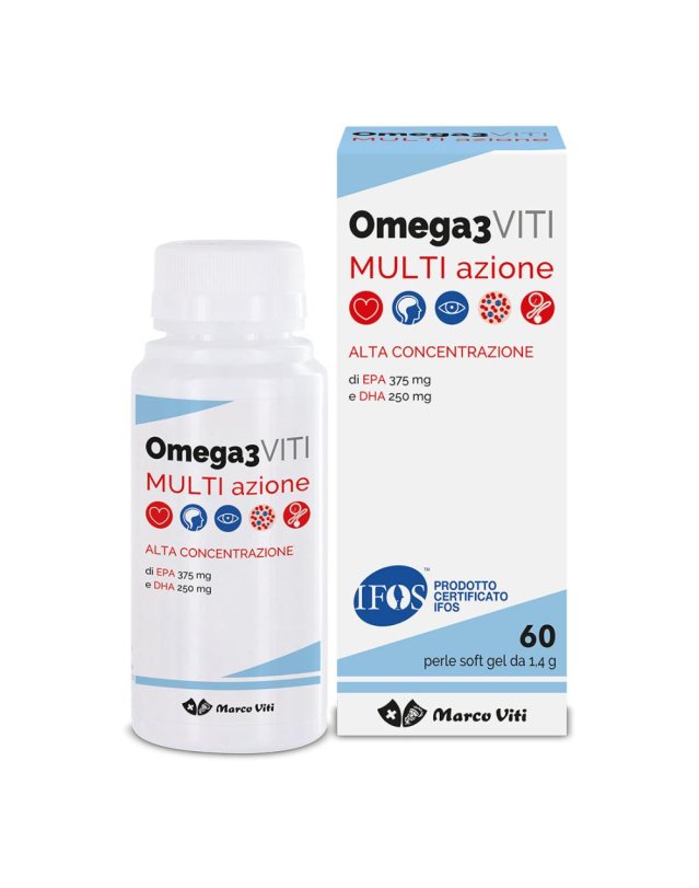 Omega 3 Viti multiazione 60 perle- integratore per il cuore