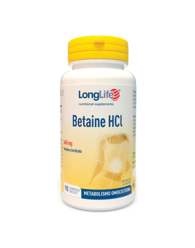 LONGLIFE BETAINE HCL 90 Cpr