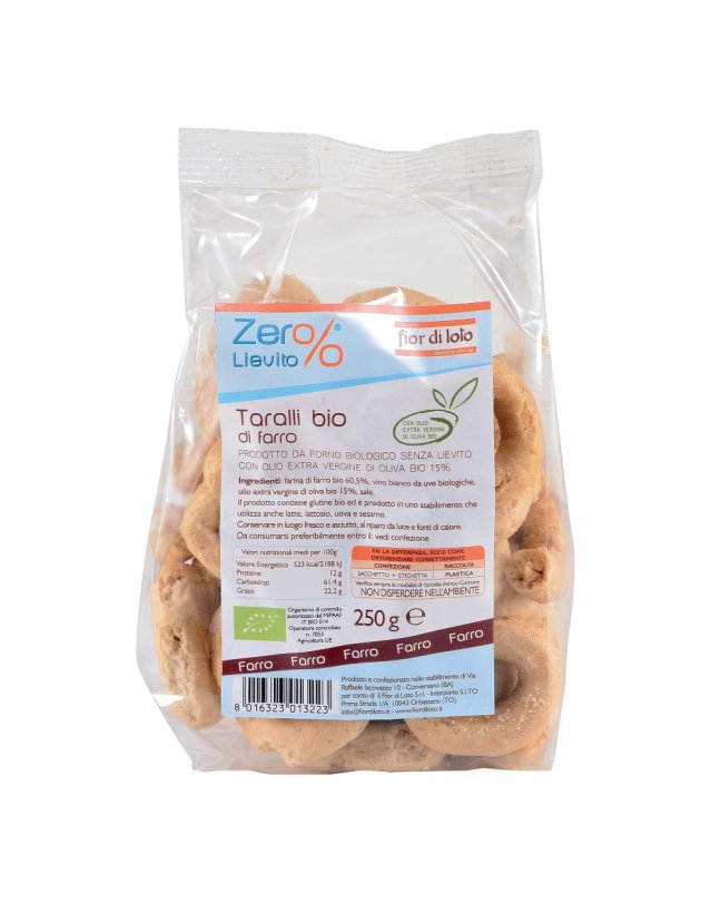 TARALLI FARRO C/OLIO EXTRV BIO