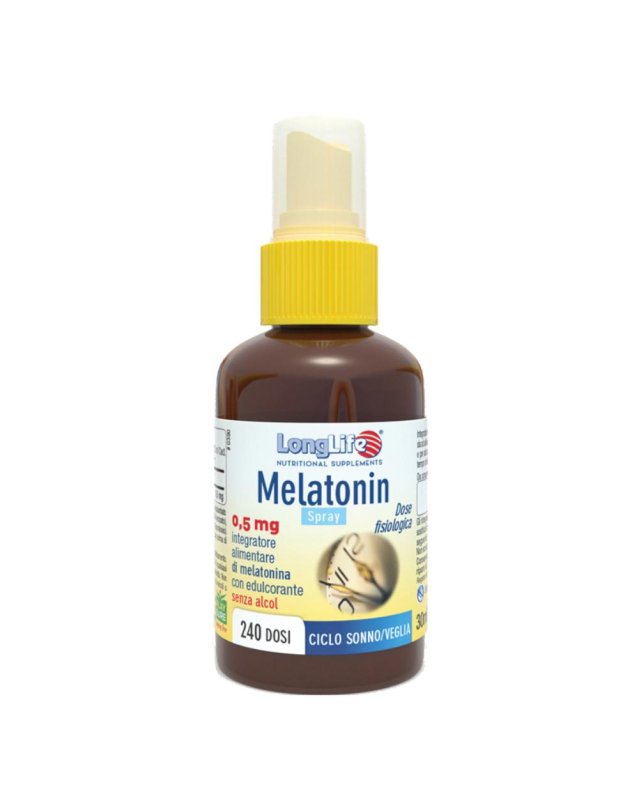 LONGLIFE MELATONIN SPRAY 0,5MG