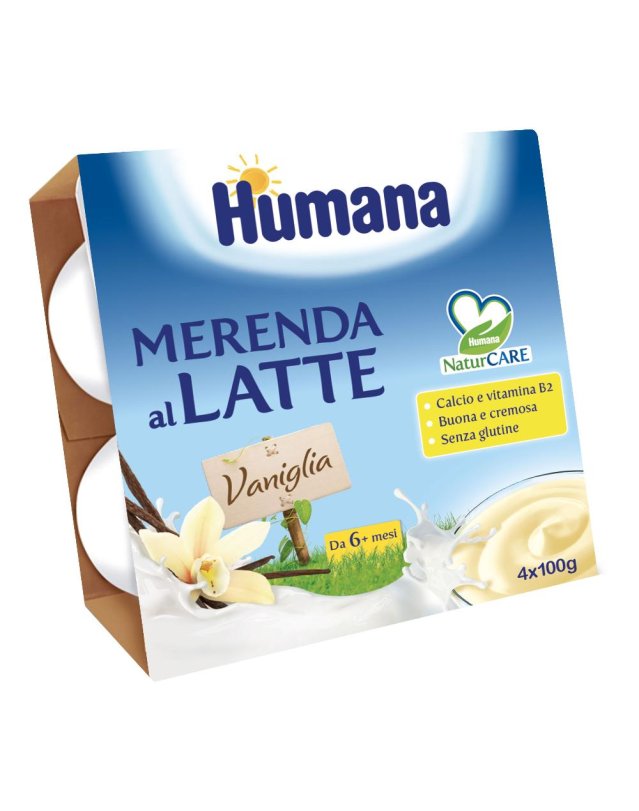 HUMANA Mer.Vaniglia 4x100g