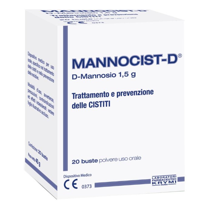 Mannocist D 20 bustine - Integratore per cistite