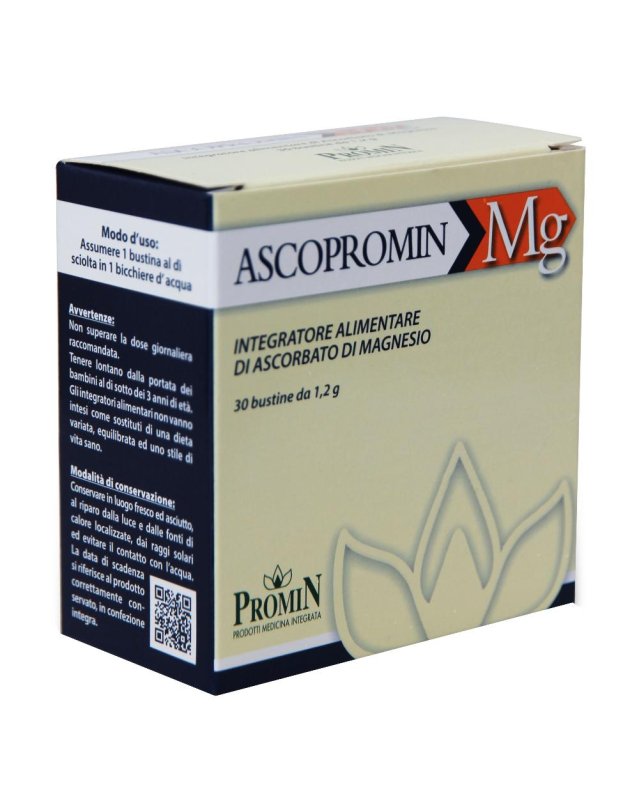 Ascopromin Mg  30 Bustine- integratore di vitamina c e magnesio