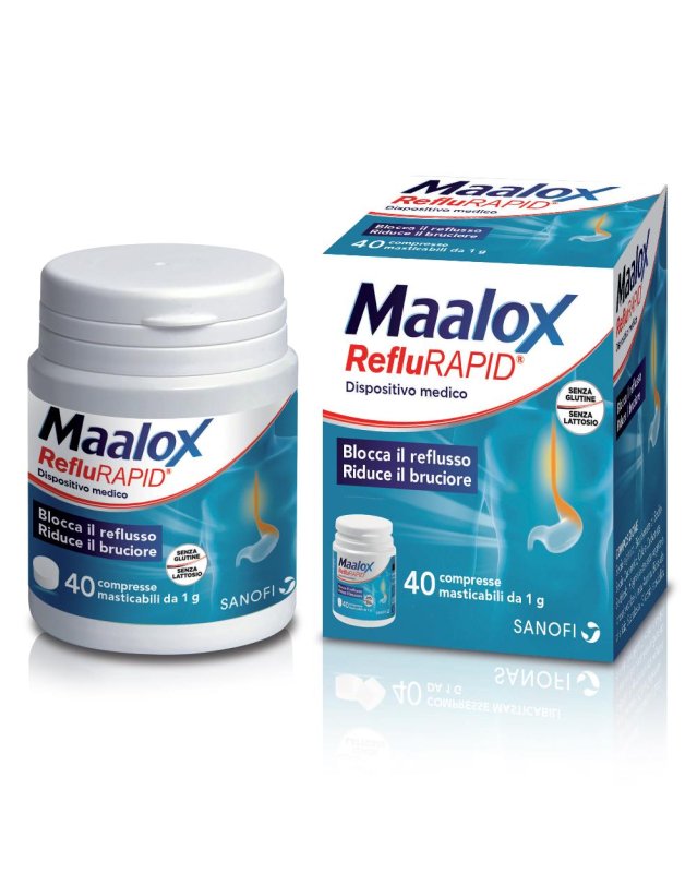 MAALOX REFLURAPID 40CPR MAST