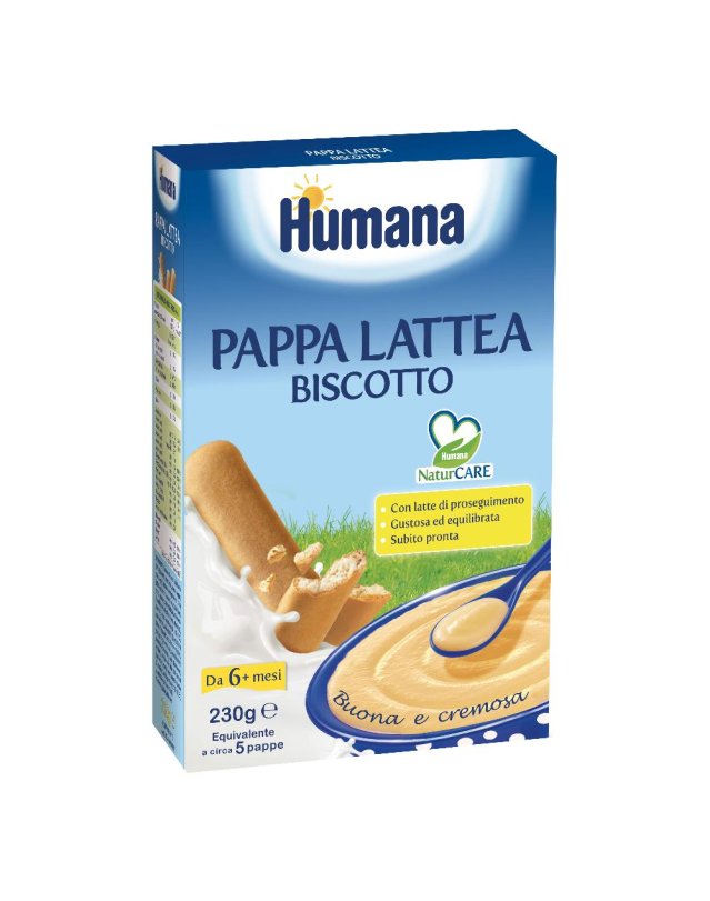 Biscotti bimbi Humana biscotto baby bio 2 sacchetti da 180 g