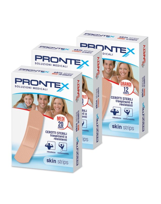 PRONTEX SKIN STRIPS ASSORT 40PZ