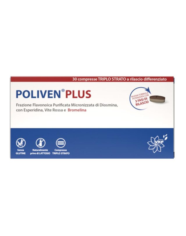 Poliven plus 30 compresse- integratore per il microcircolo