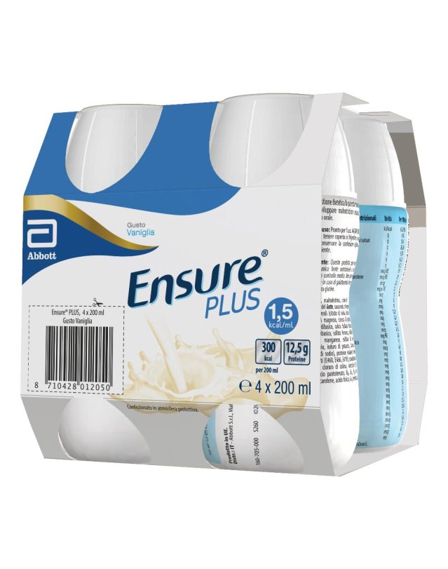 ENSURE PLUS VANILLA 4X200ML