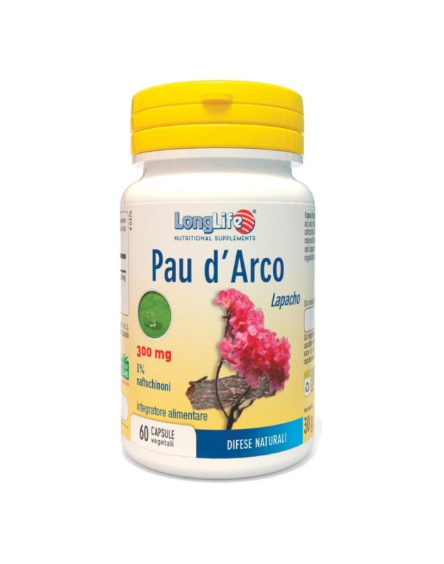 LONGLIFE PAU DARCO 300mg 60Cps