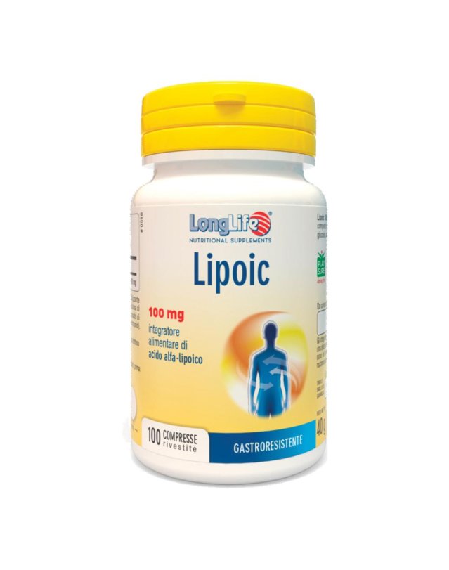 LONGLIFE LIPOIC 100mg 100Cps