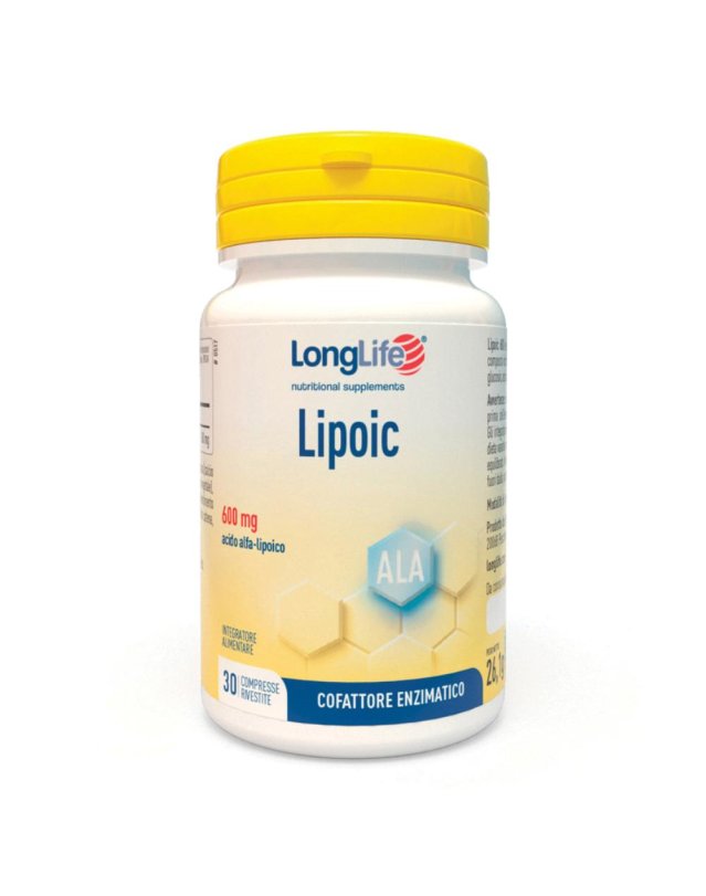 LONGLIFE LIPOIC 30CPS 600MG