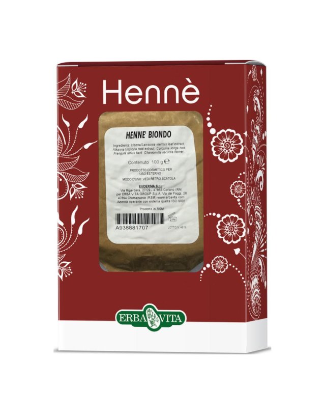 HENNE Color Cap.Biondo 100gEBV