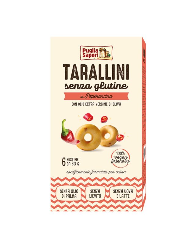 PUGLIA SAP.Tarallini Pep.180g