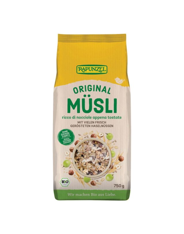 RAPUNZEL ORIGINAL MUESLI 750G