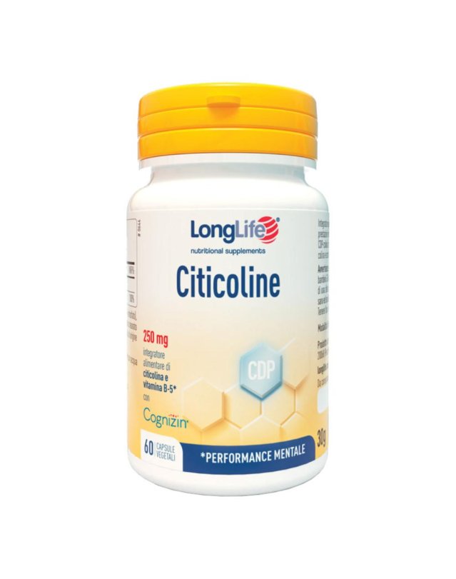 LONGLIFE CITICOLINE 60CPS VEG