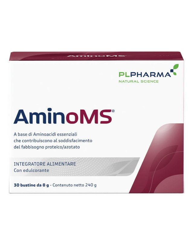 AMINOMS 30 Bustine - Integratore Alimentare Aminoacidi Essenziali