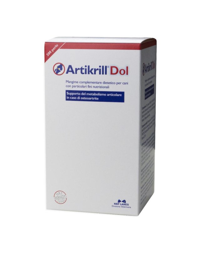 ARTIKRILL DOL CANE 200 PERLE - Per il metabolismo articolare